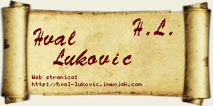 Hval Luković vizit kartica